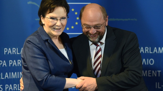 Kopacz w Brukseli. Szef PE Schulz przyjedzie do Polski "zaprzyjaźnić się" z Sikorskim